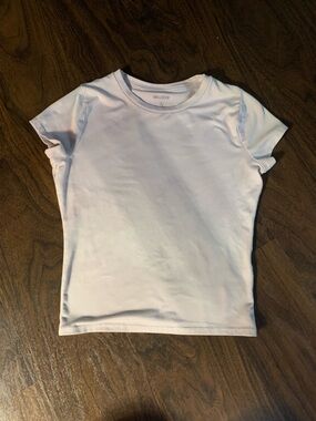 Hollister Light purple Short Sleeve Crew Tee